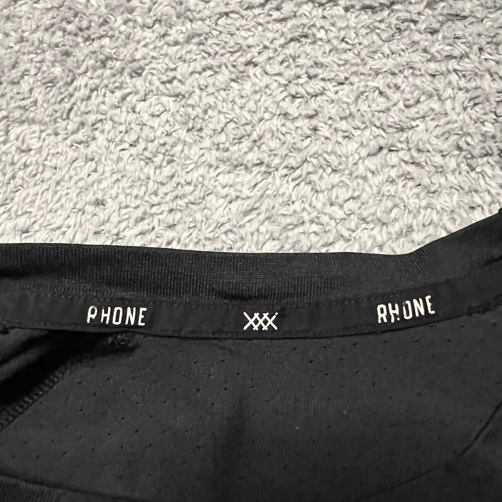 Rhone Shirt Mens Medium ? Black Performance Long Sleeve Crew - Picture 7 of 7